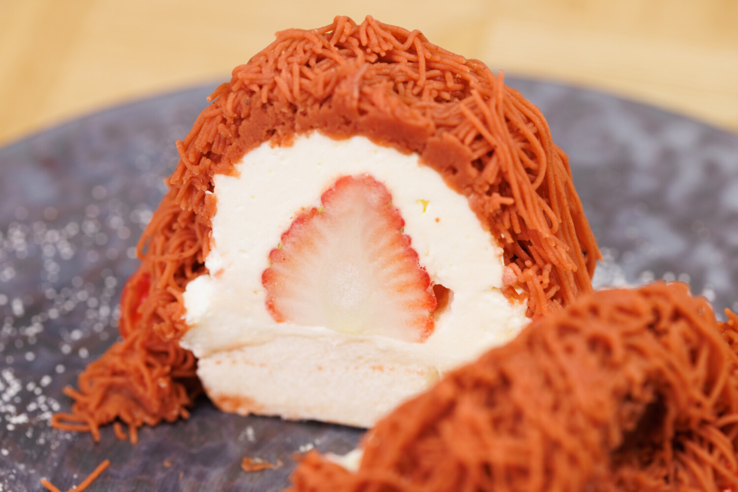 セントシティ小倉「生搾りモンブラン専門店」 「いちごマスカルポーネ