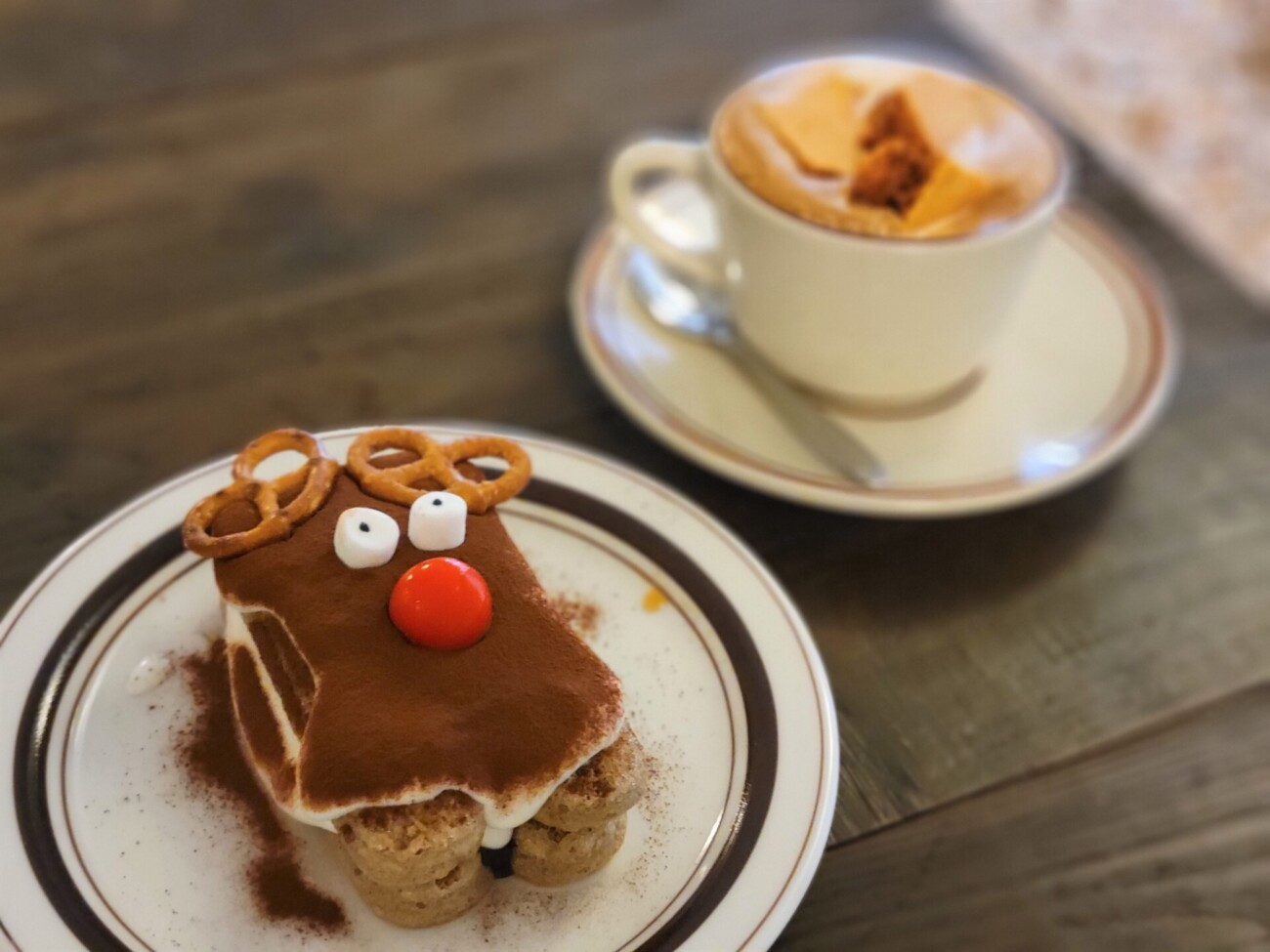 食べられるトナカイ？「cafe+82」に12月限定メニュー登場【北九州市